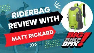 RiderBag backpack review with Matt Rickard