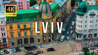 Lviv city, Ukraine  in 4K Ultra HD | Drone Video