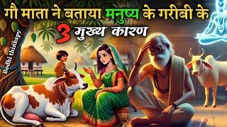 गौ माता ने बताया मनुष्य किस पाप के कारण गरीब रहता है | ज्ञानवर्धक कहानी- 3 Reasons For Human Poverty