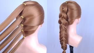 Very Easy & Amazing Ponytail Hairstyle For Long Hair | Trendy New Hairstyle For Teenagers