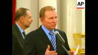 Kuchma comments, demo, Yushchenko speech