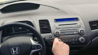 Unbelievably Easy Way to Change Radio Welcome Message on your Honda Civic!