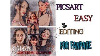 Easy PicsArt editing Tutorial for fanpage