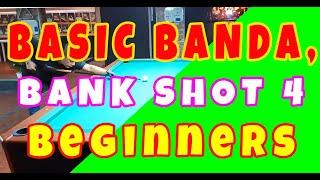 BANK SHOT , TIRA BANDA IN BILLIARD FOR BEGINNERS#billiards #cuesport #pool#trickshot #snooker