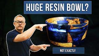 Turn a Resin/White Oak Bowl