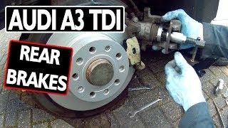 AUDI A3 TDI Rear Brakes (a beginner's guide)