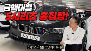 BMW 5시리즈, 금액대별로 어느정도까지 살 수 있을까?