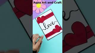 Valentines Day Cards | Valentine Cards Handmade Easy | Love Greeting Cards Latest Design Handmade