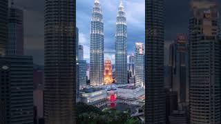 Twin towers, Kuala Lumpur - Malaysia [4k]
