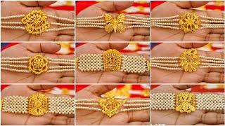 Light Weight Mantasha Pearl Gold Design With Price|| Pearl Mantasha Design||