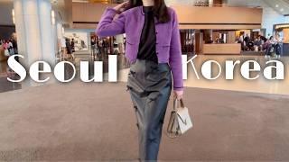 Seoul to New York vlog, Shilla Hotel The Parkview restaurant, shopping with mom, making dog treats