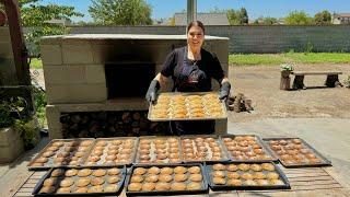 ESTRENANDO EL HORNO DE LEÑA CON RICAS TOQUERAS Y EMPANADAS!!