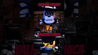Outlaw Freddy Vs Valkyrie Chica in FnTd #roblox #fnaf #shorts #fntd