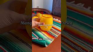 Mango lemon agua fresca recipe  #recipe #aguafresca #mexicanfood #recetas #drink #refreshing
