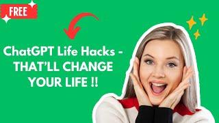 10 ChatGPT Hacks | THAT TAKE IT TO THE NEXT LEVEL IN 2024 #chatgpt