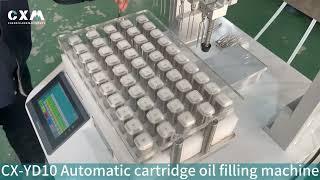 CX-YD10 Automatic cartidge CBD oil filling machine