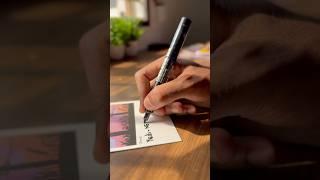 Easy natural scenery acrylic painting Spotify song card 5