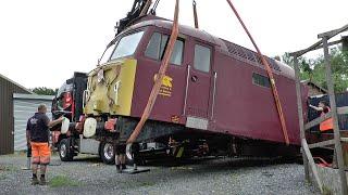 Cab of 47738 arrives at the L&MMR 29/07/2021