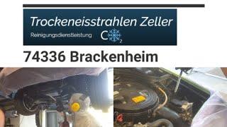 Trockeneisstrahlen Motorraum- und Unterbodenreinigung Heilbronn