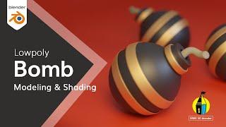 Blender 3d Bomb model Tutorial