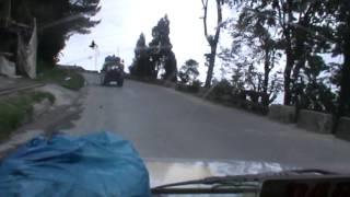 Full Road View On The Way Of Darjeeling Town To NJP.
