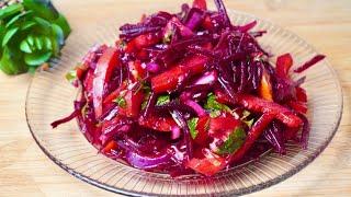 Eat in a minute! Unusually simple and tasty SALAD from ordinary BEET!