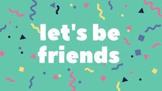 Lets be friends With Lyric | Kids song | Reinhard Abishek | Kids Nursery Rhymes Video