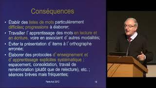 Sciences cognitives et éducation (9) - Stanislas Dehaene (2012-2013)