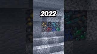 Minecraft de 2012 vs 2022 #minecraft #shorts