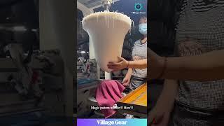 What is This WEIRD Machine Doing to Pottery? Factory Secret EXPOSED?! MUST WATCH! #factory #mystery