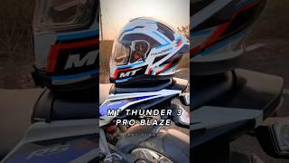 MT Thunder 3 Pro Blaze Helmet #shorts #shortsvideo #helmet #short #mt #rayvlogs