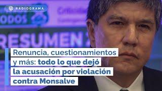 Todo lo que dejó la denuncia por violación contra Monsalve