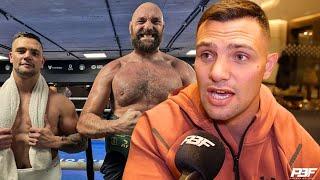 KEVIN LERENA SPARRED TYSON FURY FOR OLEKSANDR USYK REMATCH, REVEALS CHANGES HE MADE IN CAMP