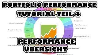 Portfolio Performance Tutorial ‍Teil 4 - Performance Übersicht 