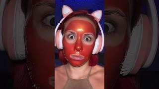 Peel off makeup with peel off mask🫶🩷 Peel it off???