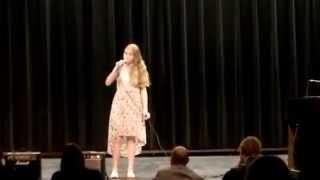 Alexandra Doyle - Ray Idol performance February 20, 2015