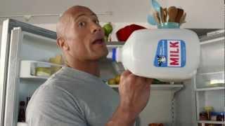 Milk Mustache Campaign Super Bowl XLVII TV Commercial with Dwayne "The Rock" Johnson