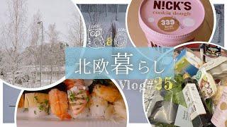 【 北欧暮らし Vlog 】　マイナス15℃の1日ルーティン | スーパーでお買い物 | フィンランドの本格的な冬暮らし