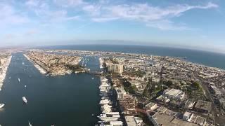 Awesome Scenic Aerial View by Drone - Newport Beach Harbor - DJI Phantom 2 Vision+ (Plus)