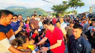 ️ INDAHNYA DANAU TOBA, BEGINILAH SUASANA JOGING SAMBIL MELAYANI MASYARAKAT DI WATER FRONT CITY 