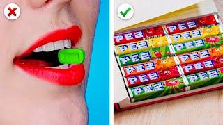 SWEET DIY! 10 School Hacks & Crafty Ways To Sneak Food Into Class