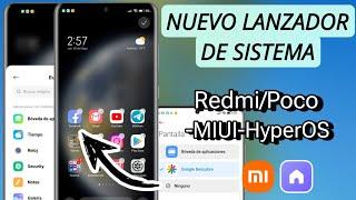 LLEGÓ PARA CUALQUIER XIAOMI REDMI Y POCO | NUEVO LAUNCHER HYPEROS