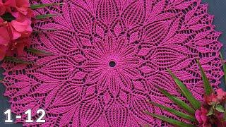 Crochet doily Flavia, 1-12