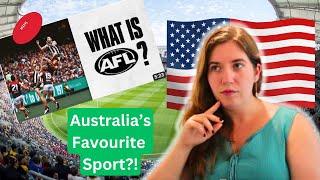 What is AFL? Aussie Rules Explained | American Reacts