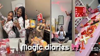 Magic diaries : room decor, galentines party , grocery shopping + more 