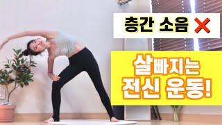 층간소음걱정없이! 살 빠지는 초보자용 전신운동칼로리 태우는 전신유산소️옆구리살빼기️팔뚝살빼기️허벅지살빼기️힙업! (cardioworkout,HIIT,홈트추천,홈트산소)