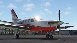 Around the World - Leg 1 - Oxford to Frankfurt in the TBM 850 in Microsoft Flight Simulator