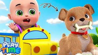 The Wheels On the Train, Taxi &More Vehicle Songs & Rhymes for Kids #shorts #shortfeed #viral