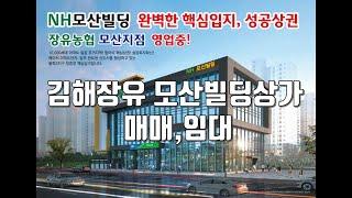 김해 장유 율하2지구 모산빌딩상가 매매및임대