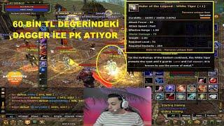 SERBOZ | Zero' da Değeri 60 Bin TL Olan Daggerle Pk Atıyor | White Tiger | Knight Online